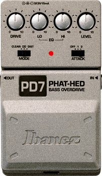 レビュー】Ibanez PD7 PHAT-HED BASS OVERDRIVE - あさぎベーススタジオ