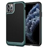 iPhone 11 Proシリーズの「ミッドナイトグリーン」にあわせたケース