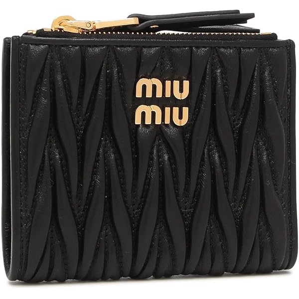 Amazon | [ミュウミュウ] 財布 三つ折り マドラスパール ミニ財布 三