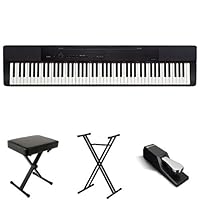 Casio Privia PX-150 (Black) 88-Key Digital Piano Bundle with Bench