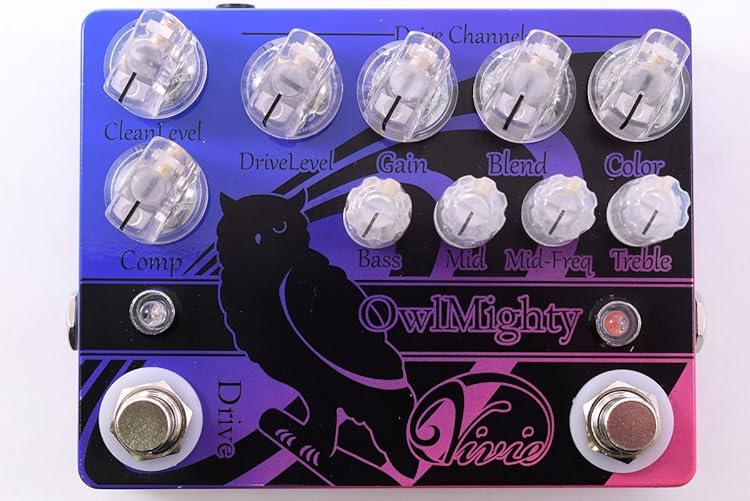 Vivie OwlMighty - 2チャンネル仕様のベース用プリアンプ【Supernice