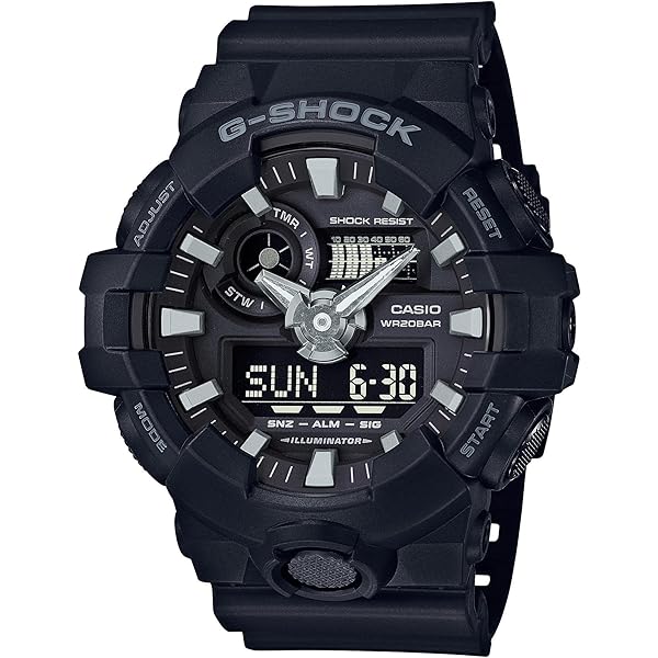 Amazon.com: Casio XL G-Shock Quartz Sport Watch with Plastic Strap