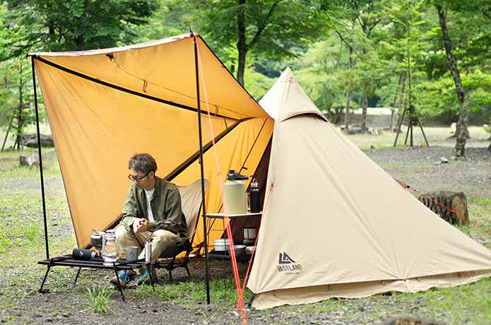 8/25（金）まで25%OFF！】VASTLAND「TCティピーテント ソロ」は、ワン
