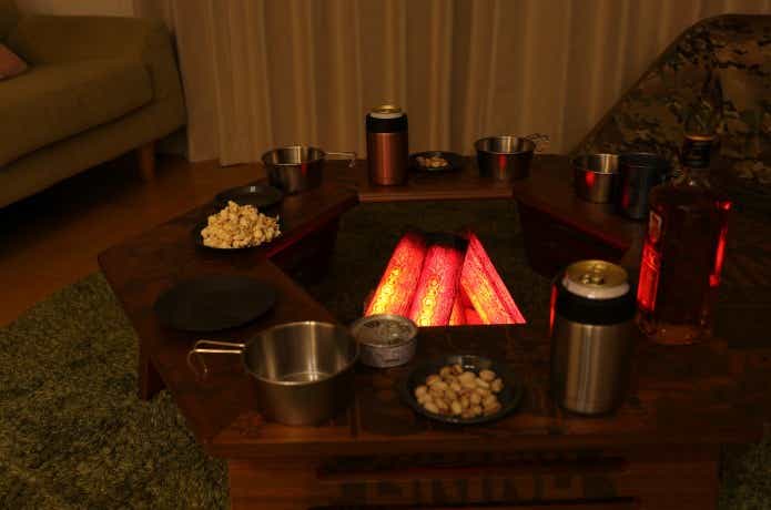 え？触っても熱くない！？】TheArth（ざぁ～ッス）が手がける薪型LED