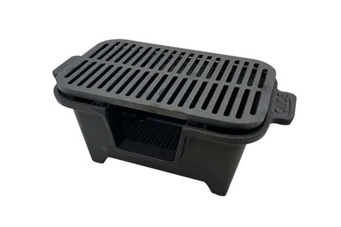 オヤジ大満足】焼肉→シメの汁物もできる！ONOE「ミニ鋳物コンロ」で