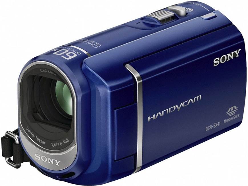 Sony DCR-SX41 Handycam® (Blue) 8GB flash memory/Memory Stick