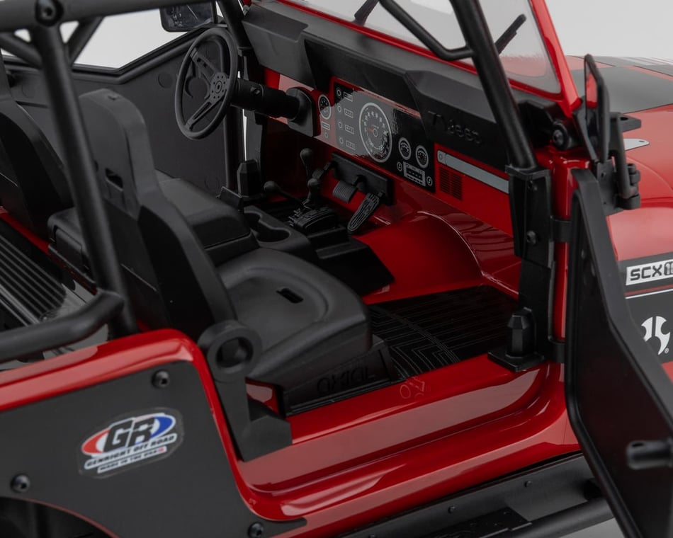 Axial SCX10 III Jeep CJ-7 RTR 4WD Rock Crawler (Red) [AXI03008T1