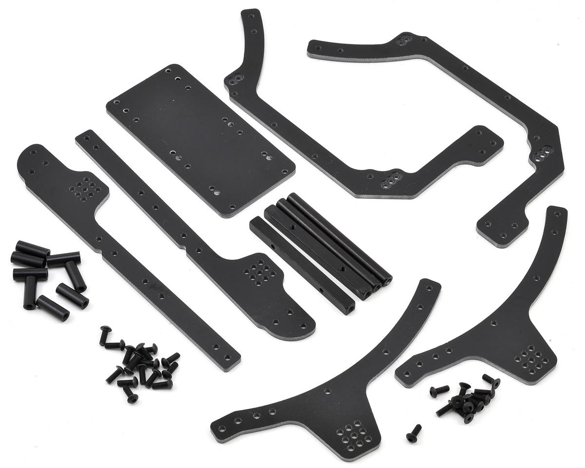 Xtreme Racing Axial RR10 Bomber 3mm G10 Frame Rail Kit (Black