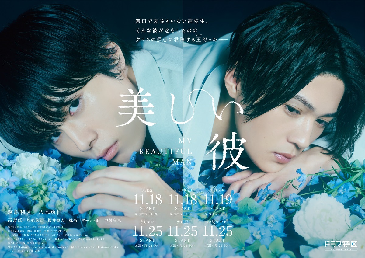 萩原利久×八木勇征『美しい彼』公式ビジュアルブック発売決定