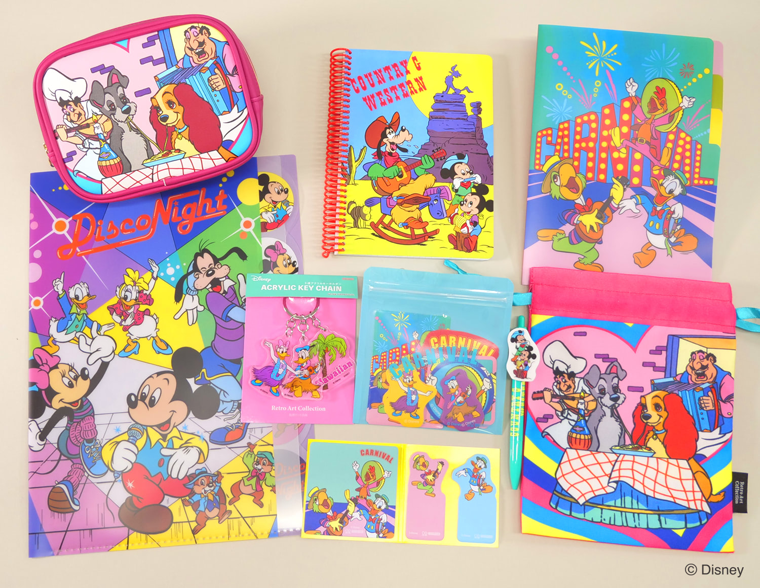 ディズニー100】レトロアート文具第5弾！ 1983年デザインでフィーバー