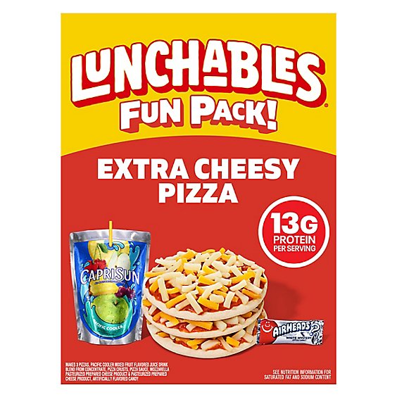 Lunchables Extra Cheesy Pizza Snack Kit - 10.6 Oz - pavilions