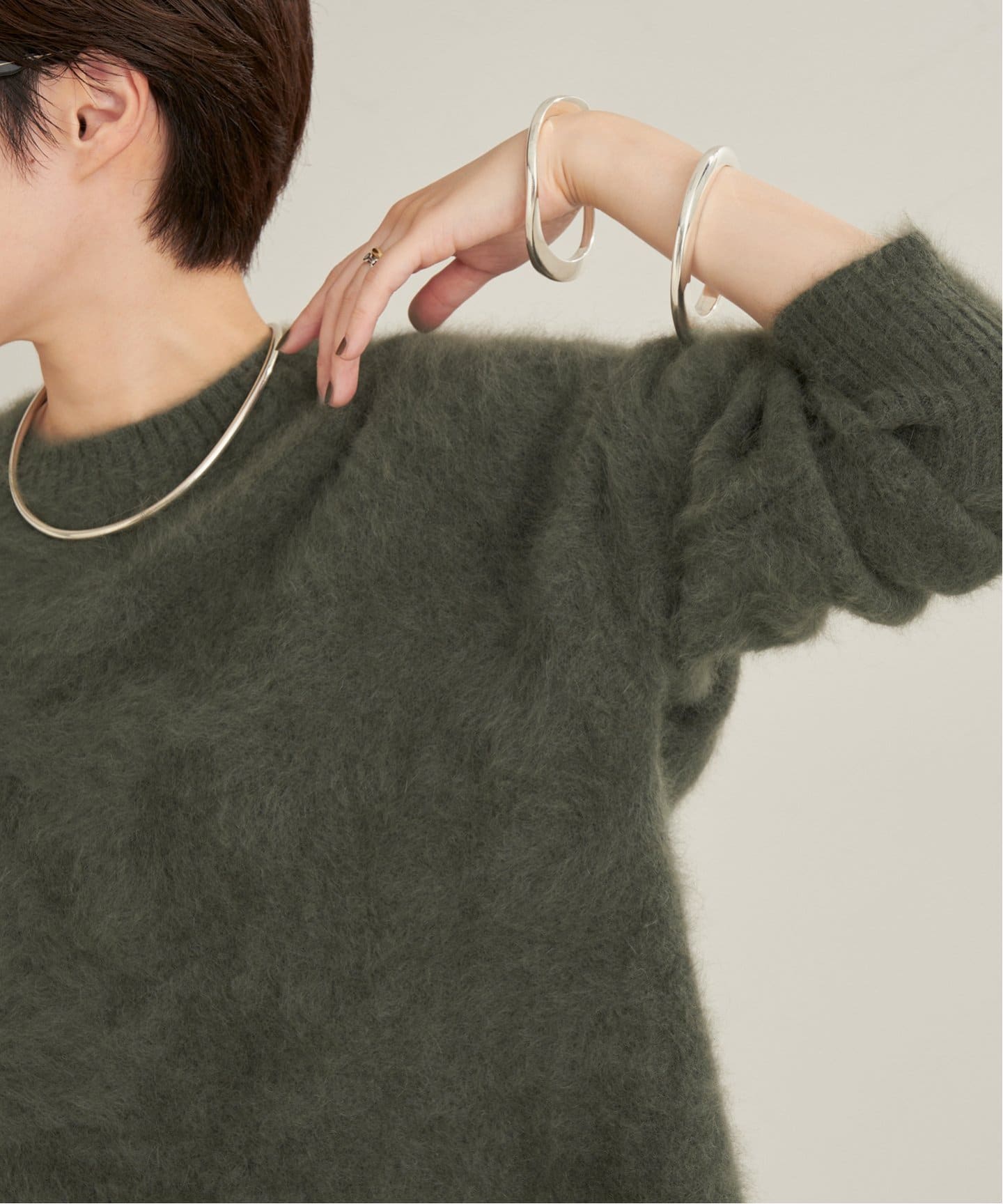 WEB限定追加》Fur Nuance プルオーバー（ニット／セーター）｜Plage