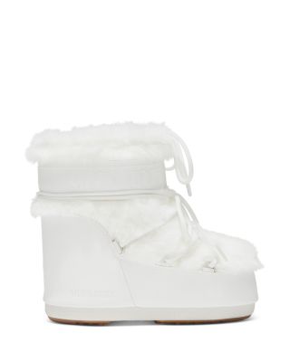 Moon Boot Unisex MB Icon Low Faux Fur Boots | Bloomingdale's