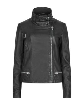 ALLSAINTS Bales Leather Biker Jacket | Bloomingdale's