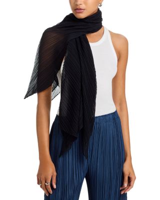 PLEATS PLEASE ISSEY MIYAKE Chevron Pleats Scarf | Bloomingdale's