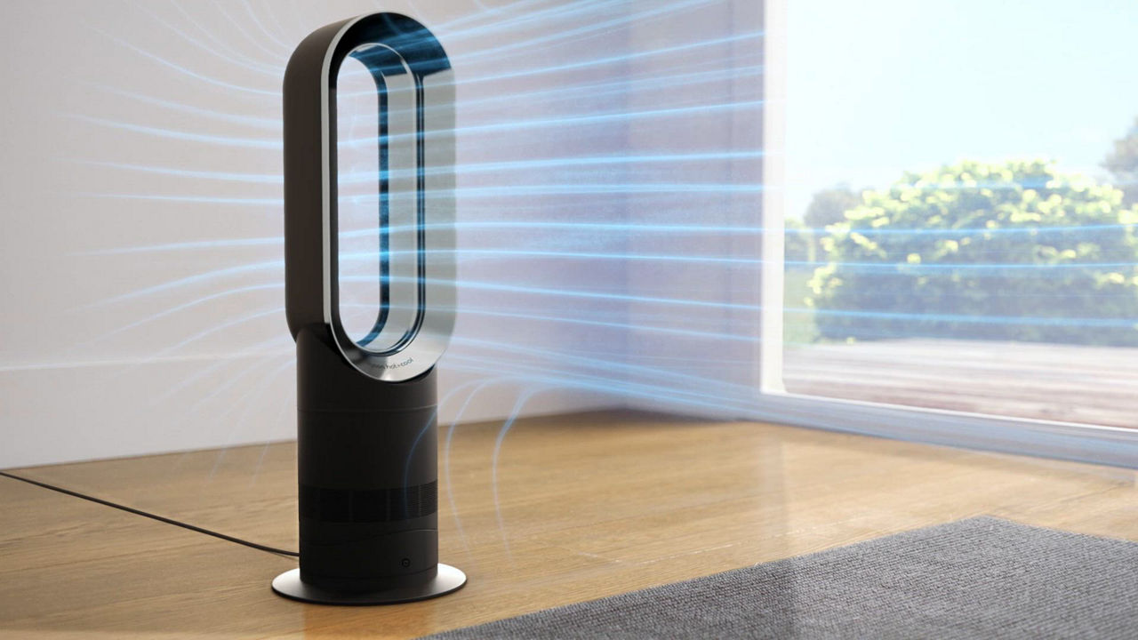 Dyson Hot+Cool Jet Focus fan heater AM09 | Black/Nickel | New