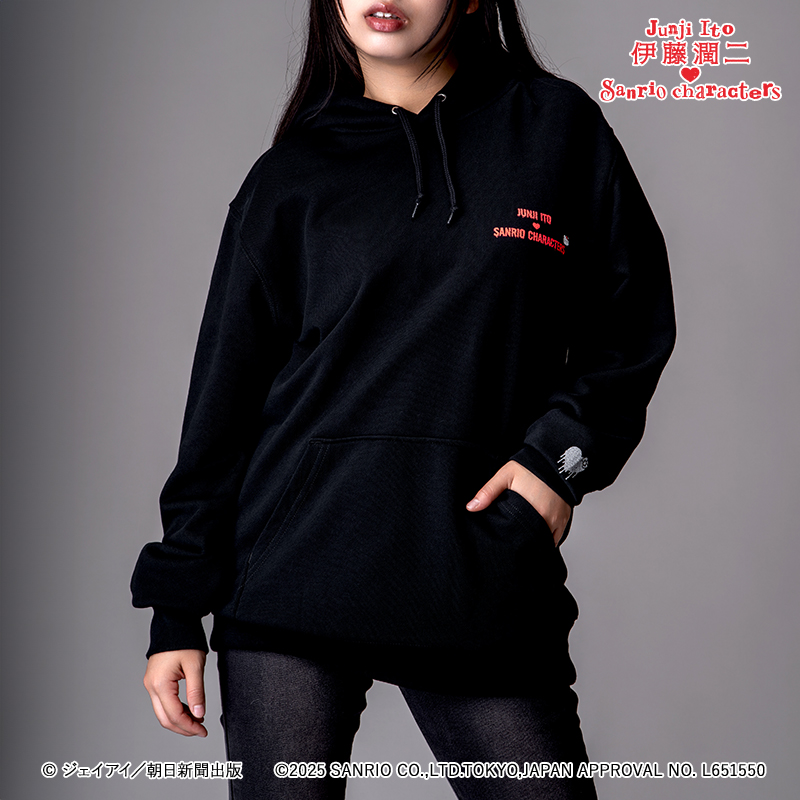 伊藤潤二×サンリオキャラクターズ パーカー ギャル富江×ハローキティ