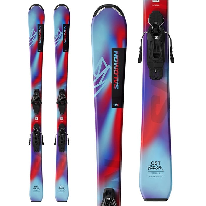 Salomon QST Jr M Skis + L6 GW Bindings - Kids' 2026 | evo