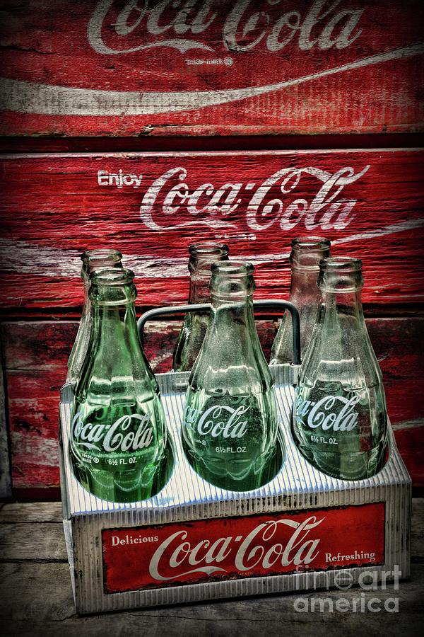 Coca-Cola 1950s Metal Carrier Horizontal Photograph by Paul Ward