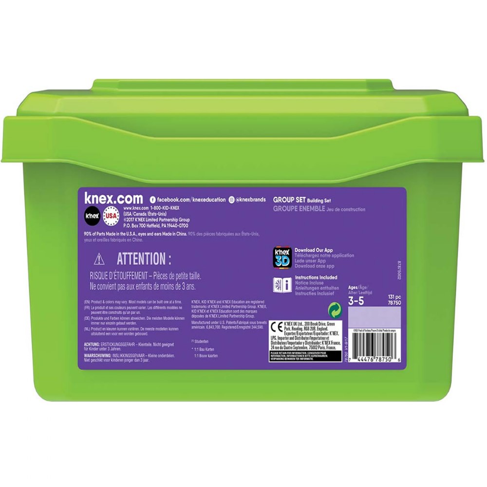 Kid K'NEX® Education Set with 131 Pieces | Kaplan Early Learning