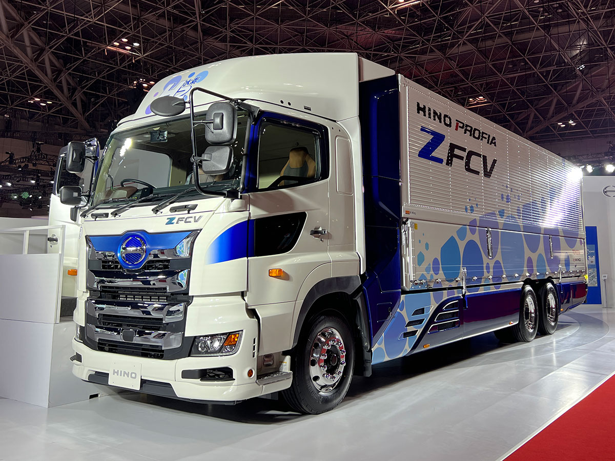 日野自動車が「モビリティーショー」出展】燃料電池式大型トラック