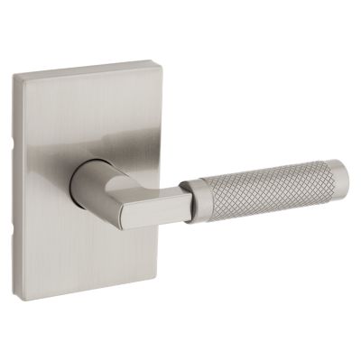 Satin Nickel Prava Lever (Rectangle) - Hall/Closet | Kwikset