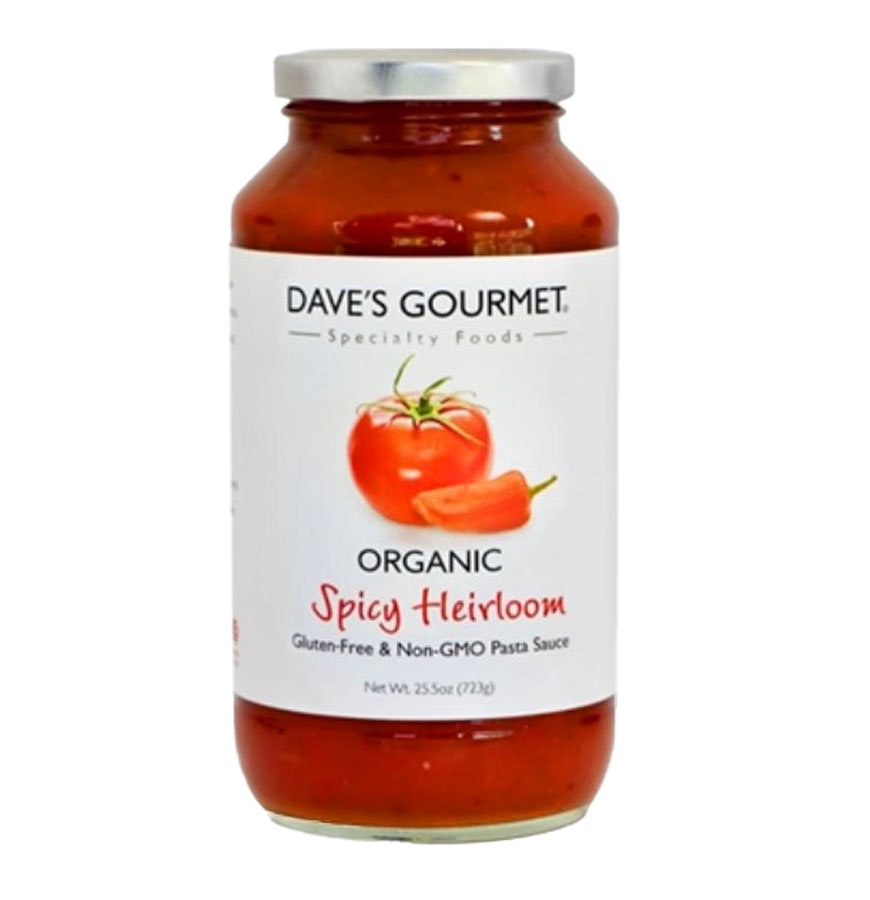Dave's Gourmet Organic Spicy Heirloom Pasta Sauce, 25.5 oz