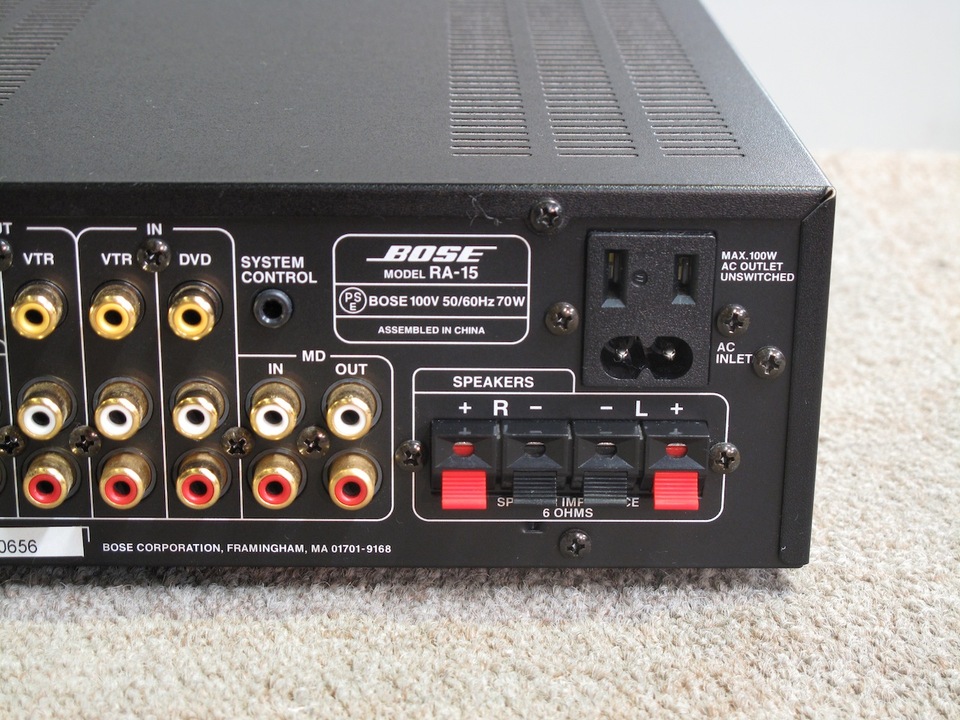 RA-15 BOSE - HiFi-Do McIntosh/JBL/audio-technica/Jeff Rowland