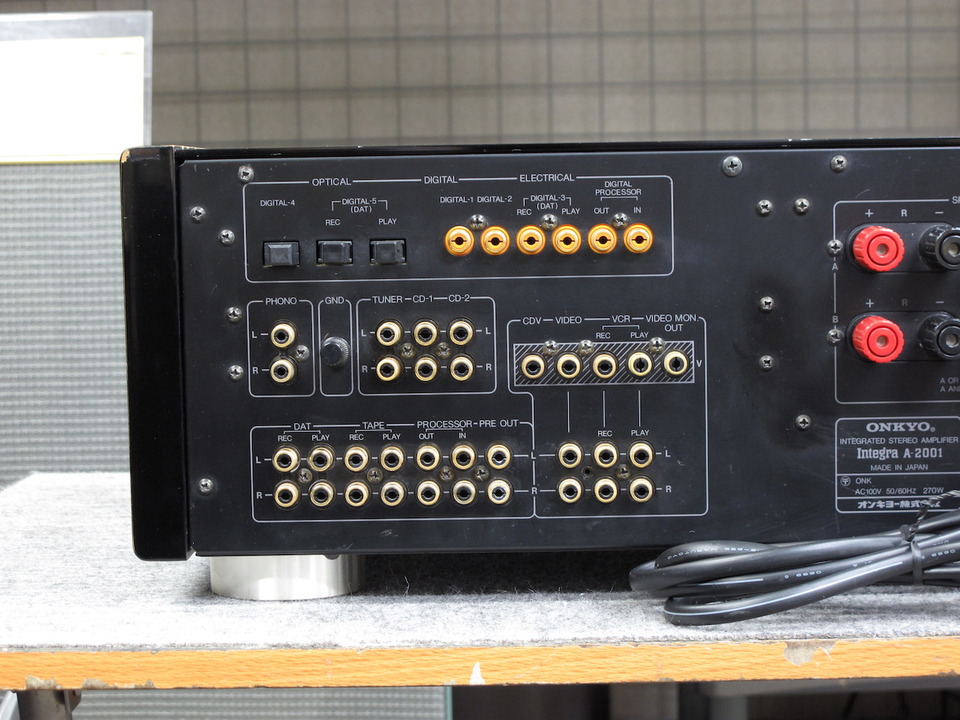 美品、取説付】オンキョー ONKYO Integra A-2001 美品、取説付