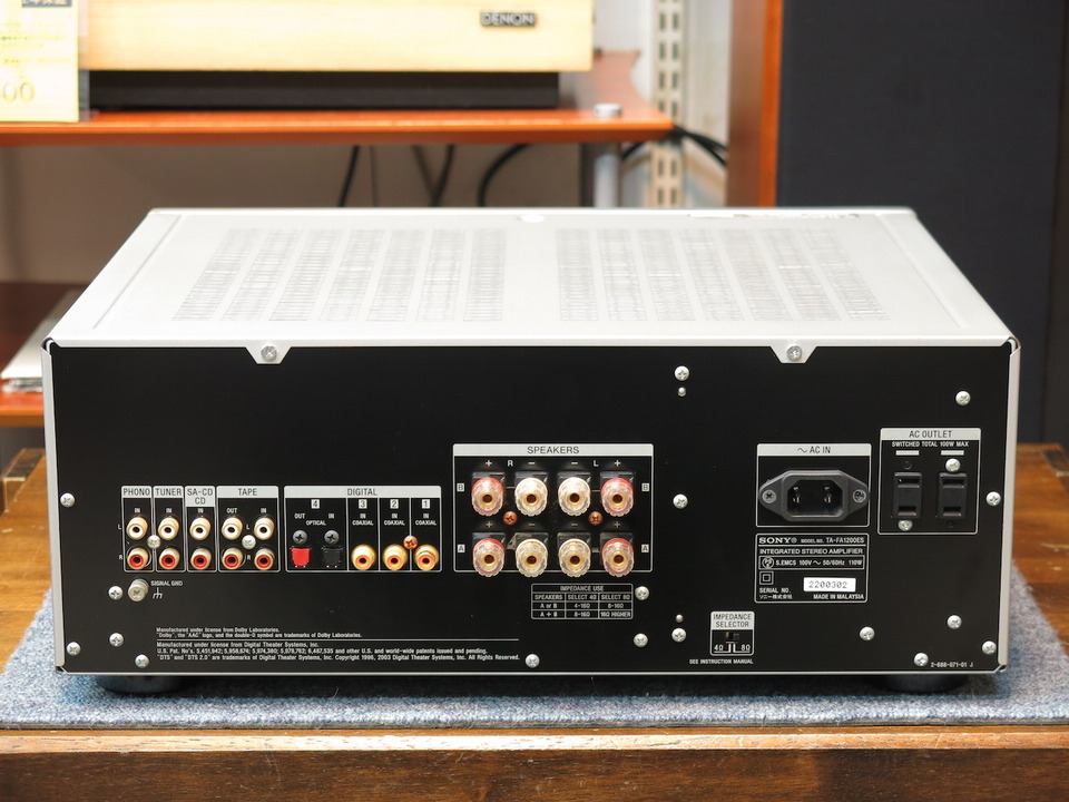 TA-FA1200ES SONY - 中古オーディオ 高価買取・販売 ハイファイ堂