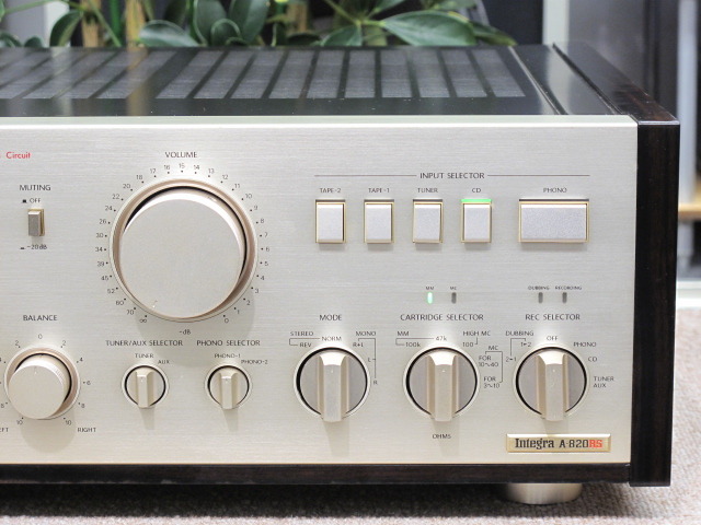 INTEGRA A-820RS ONKYO - 中古オーディオ 高価買取・販売 ハイファイ堂