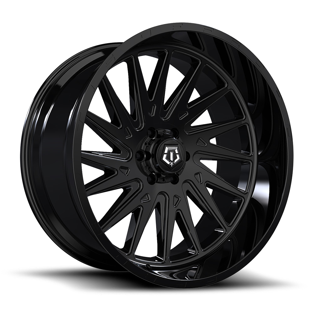 TIS Offroad - 547 22x12 547B-2226844 Gloss Black - Willys Tire and