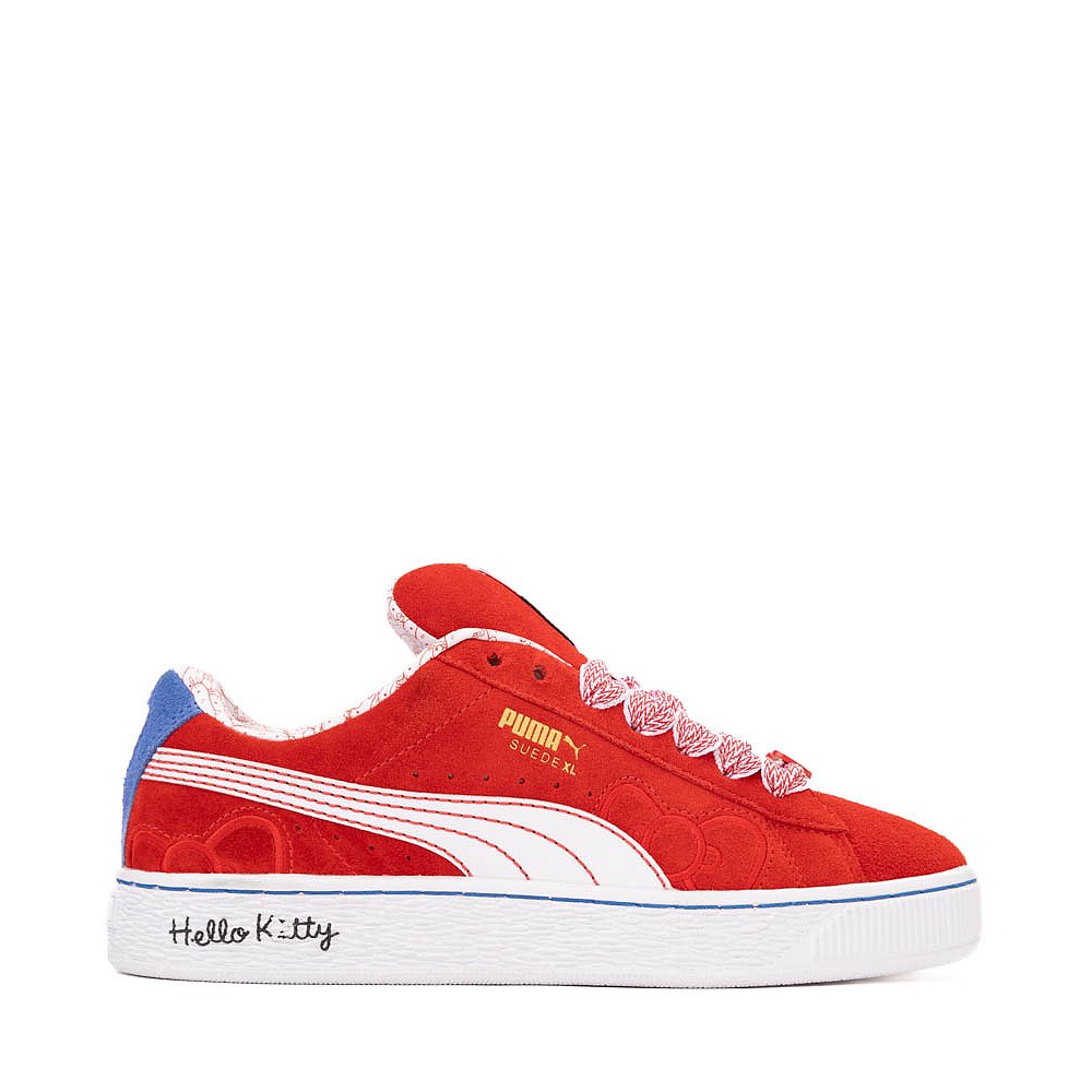 Womens PUMA x Hello Kitty® Suede XL Athletic Shoe - For All Time