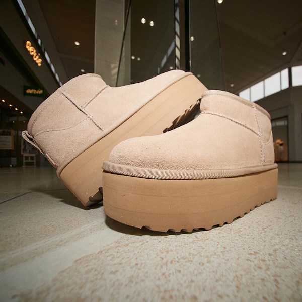 Womens UGG® Classic Ultra Mini Platform Boot - Sand