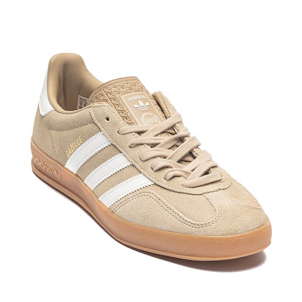 Mens adidas Gazelle Indoor Athletic Shoe - Magic Beige / Core