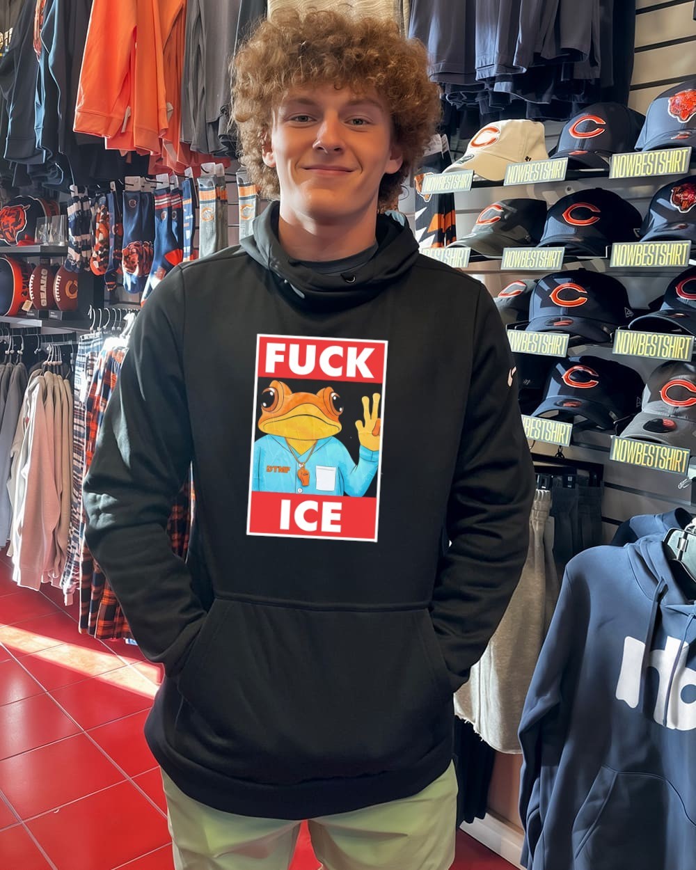 Frog DTMF Fuck ICE shirt, hoodie, sweatshirt & apparel