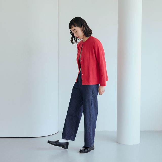 スナップホックのカーディガン｜衣料品｜中川政七商店 公式サイト