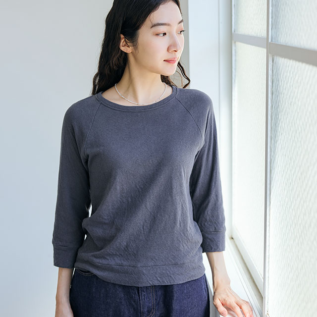 ふんわり綿のラグランカットソー｜衣料品｜中川政七商店 公式サイト