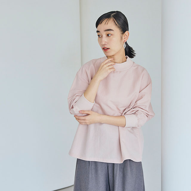綿麻ハイネックブラウス｜衣料品｜中川政七商店 公式サイト