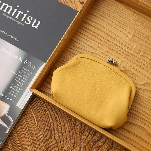 鹿革の親子がま口｜かばんの中身｜中川政七商店 公式サイト