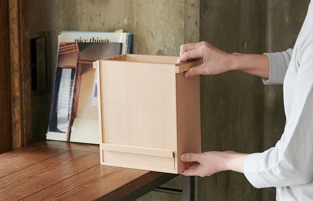 中川政七商店 化粧箱 ドレッサー・鏡台 引き出し付き 化粧箱｜美容と