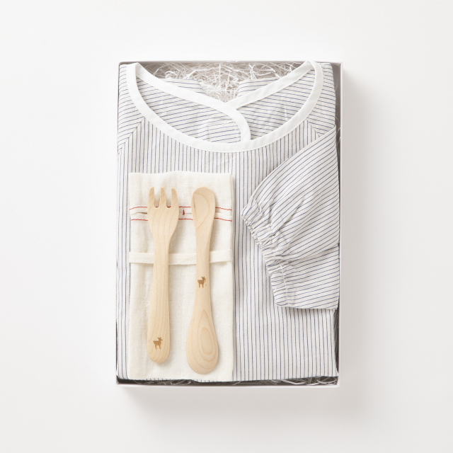 お食事かっぽうぎ・ずっと使えるベビースプーン・フォーク｜中川政七