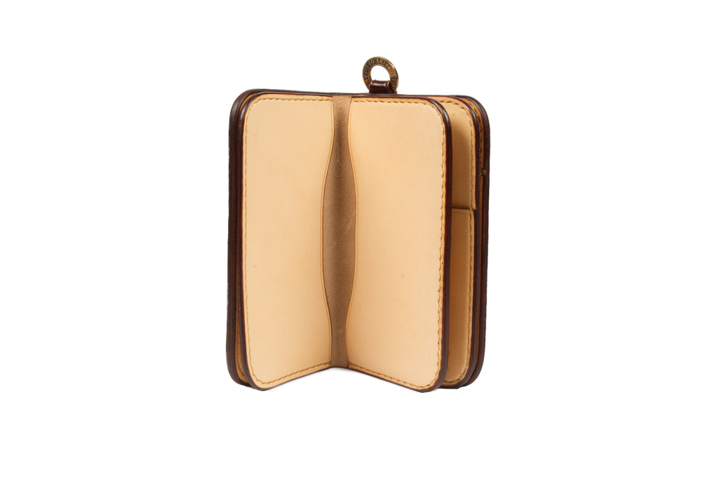 Iron Heart Cordovan Mid-Length Wallet - IHG-02-OXB - Ox-Blood