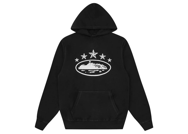 Corteiz 5 Starz Alcatraz Hoodie Black Men's - SS23 - US