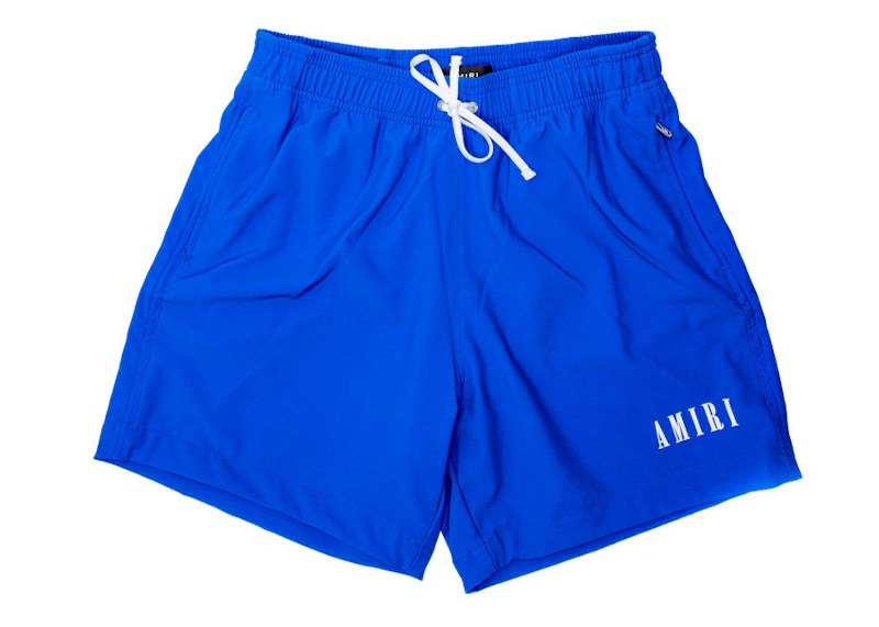 AMIRI Core Logo Swim Trunk Shorts Blue Men's - US
