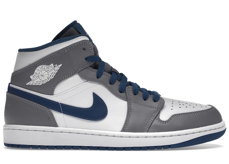 Jordan 1 Mid True Blue Men's - DQ8426-014 - US