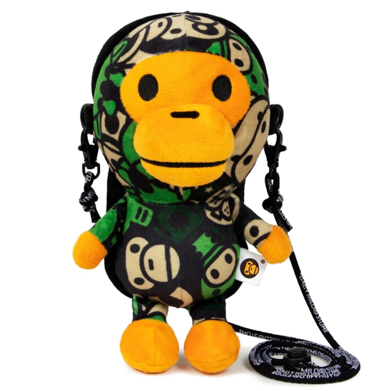 BAPE Baby Milo Plush Mobile Bag Green - SS22 - US