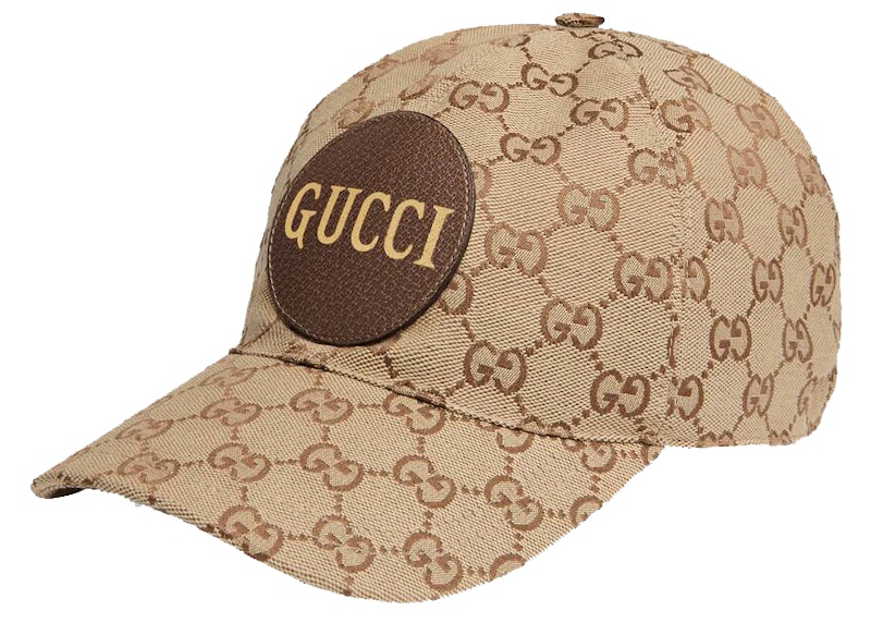 Gucci GG Canvas Baseball Hat Beige/Brown Men's - US