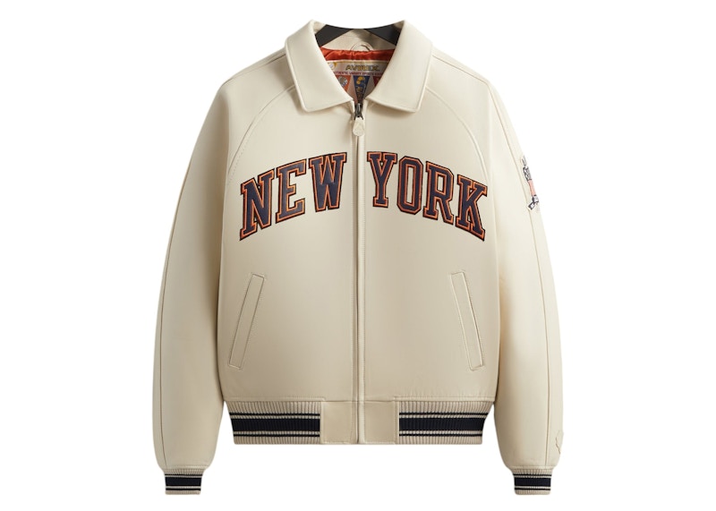 Kith Avirex The New York Knicks Icon Jacket Sandrift Men's - FW24 - US