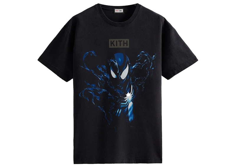 Kith Marvel Spider-Man Black Suit Vintage Tee Black Men's - SS22 - US